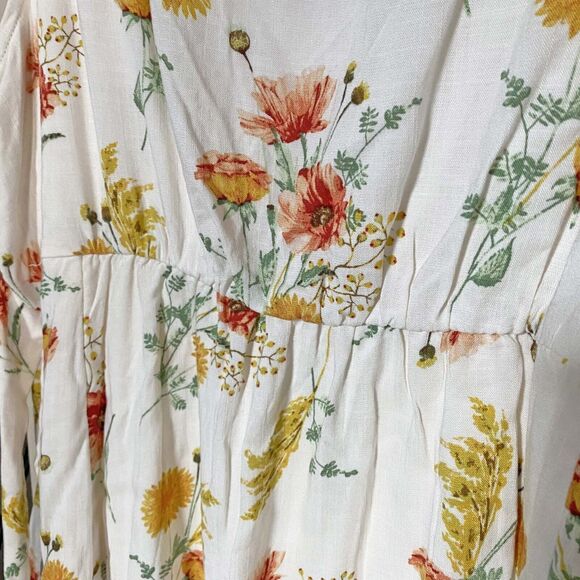 Torrid Rayon Tank Womens Plus Size 26/4x Sleeveless Up Waist Detail Tie Back Top - Picture 10 of 10